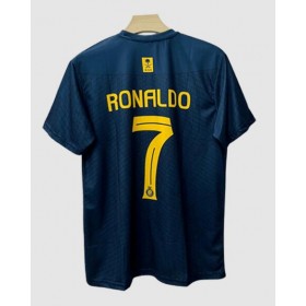Herren Fußballbekleidung Al-Nassr Cristiano Ronaldo #7 Auswärtstrikot 2023-24 Kurzarm